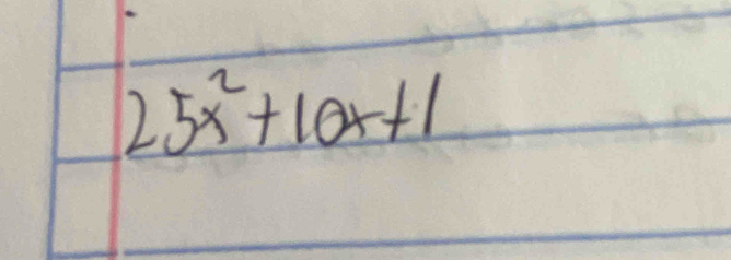 ) 5x^2+10x+1