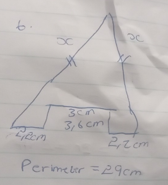 Perimeler =29cm