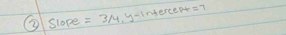 ③Slope =3/4,y-1 r / rc e e^p =7