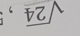 sqrt(24),