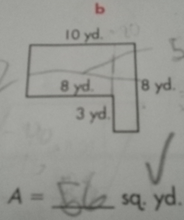 A=
sq. yd.