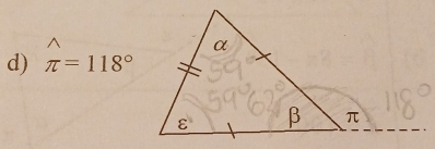 π =118°