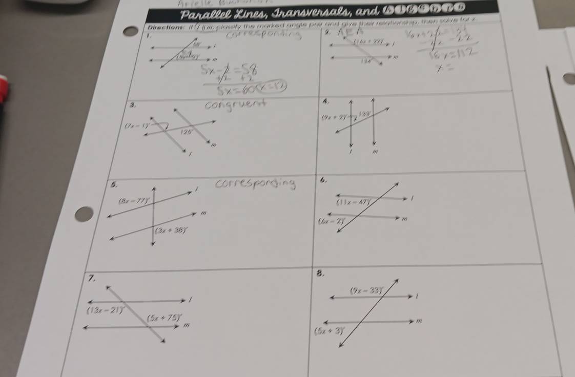 Parallel Xines, Iransversals, and Wuuorto
forz