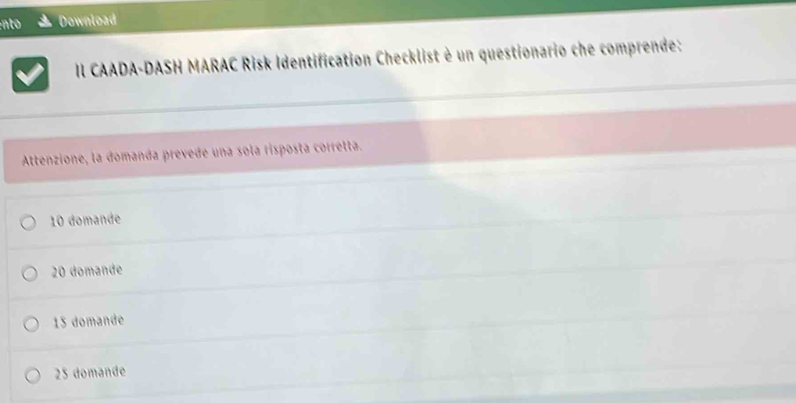 Risolto:Download Il CAADA-DASH MARAC Risk Identification Checklist è un ...