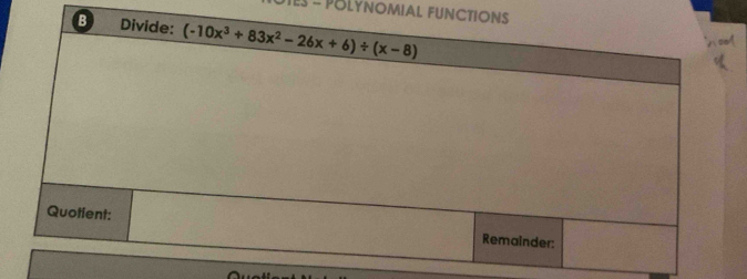 es - Polynomial FUnc