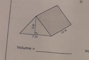 2 
_
Volume =
Vc