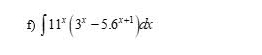 ∈t 11^x(3^x-5.6^(x+1))dx