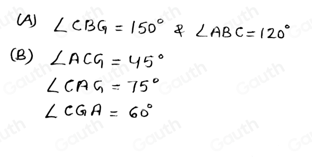 Solved: In the following figure, ABCDEF is a regular hexagon and ABGH ...