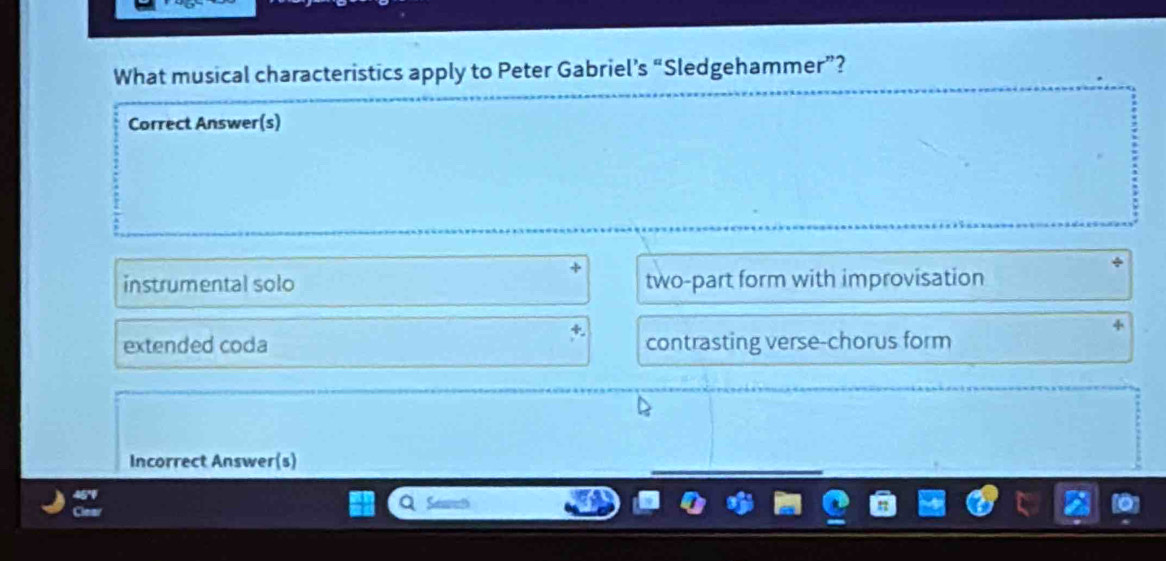 Solved: What musical characteristics apply to Peter Gabriel’s ...