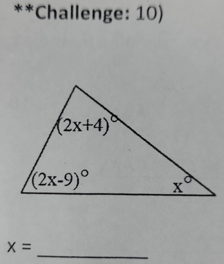 Challenge: 10)
_
x=