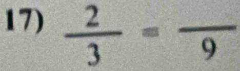  2/3 =frac 9