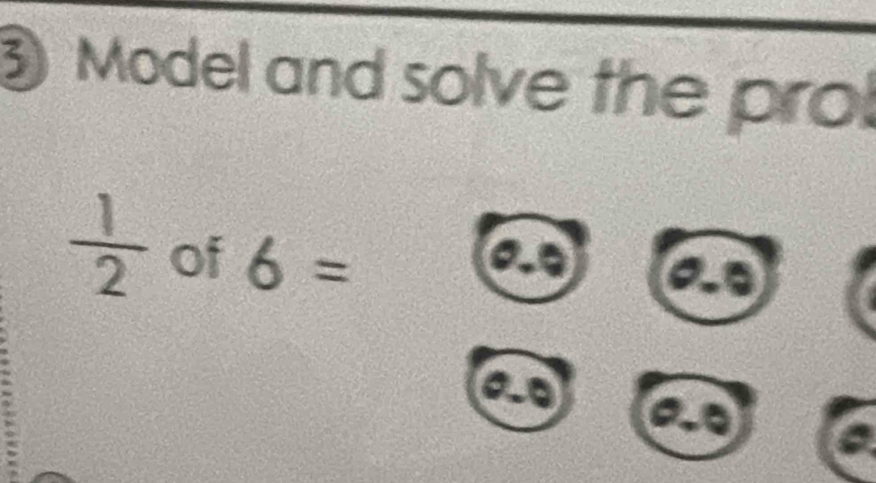 Model and solve the prol
 1/2  of 6=
20
as