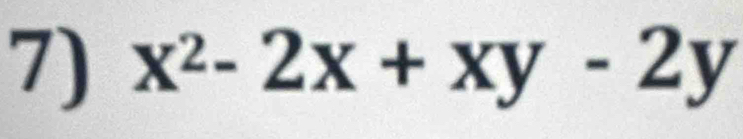 x^2-2x+xy-2y