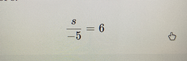  s/-5 =6