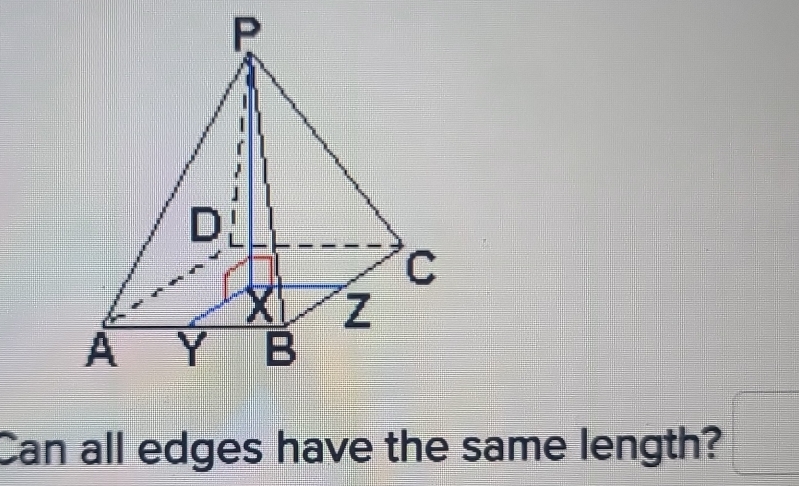 Can all edges have the same length? □