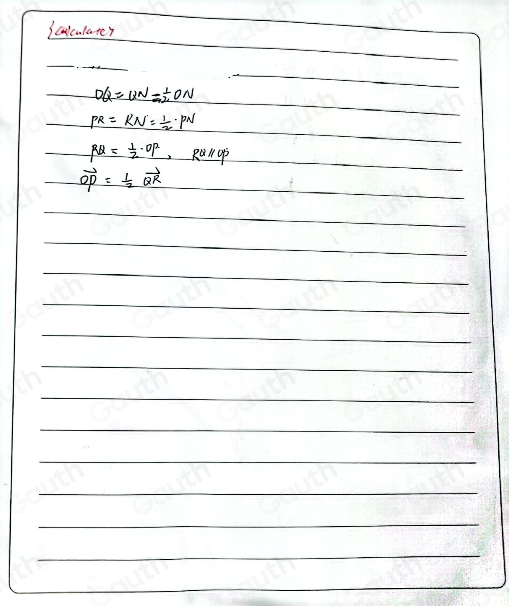 تم الحل:Diagram NOT accurately drawn OMN is a triangle. P is the point ...