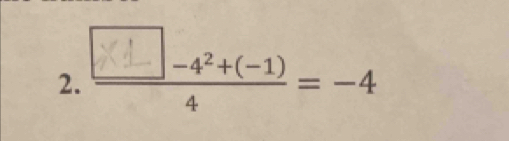 |(□ -42+(-1) = -4