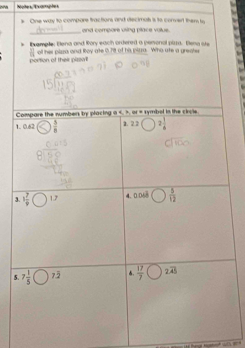 oñs Notes/Examples
1
3
5
4y=y