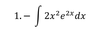 -∈t 2x^2e^(2x)dx