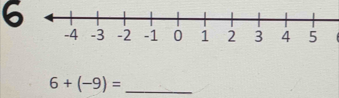 6 
_ 6+(-9)=