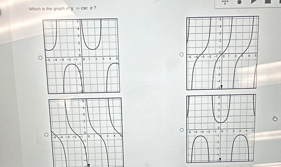 Which is the graph of y=csc x ?