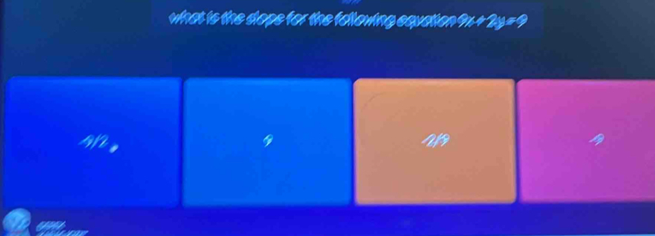 what is the dope for the following equation 3x+2y=1
4Ny