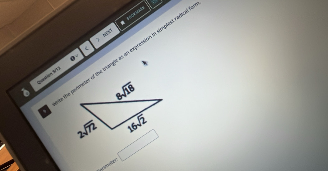 Bookmari
NEXT
  
9 the perimeter of the triangle as an expression in simplest radical
Question 9/12
Zerimeter: