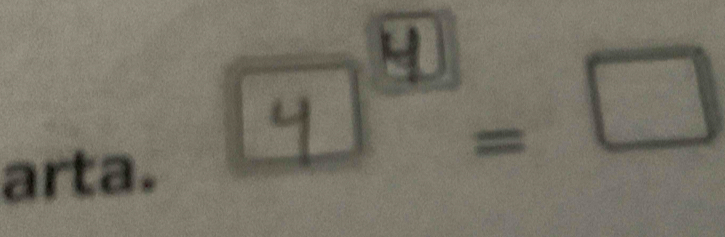 arta. 
4ª. □