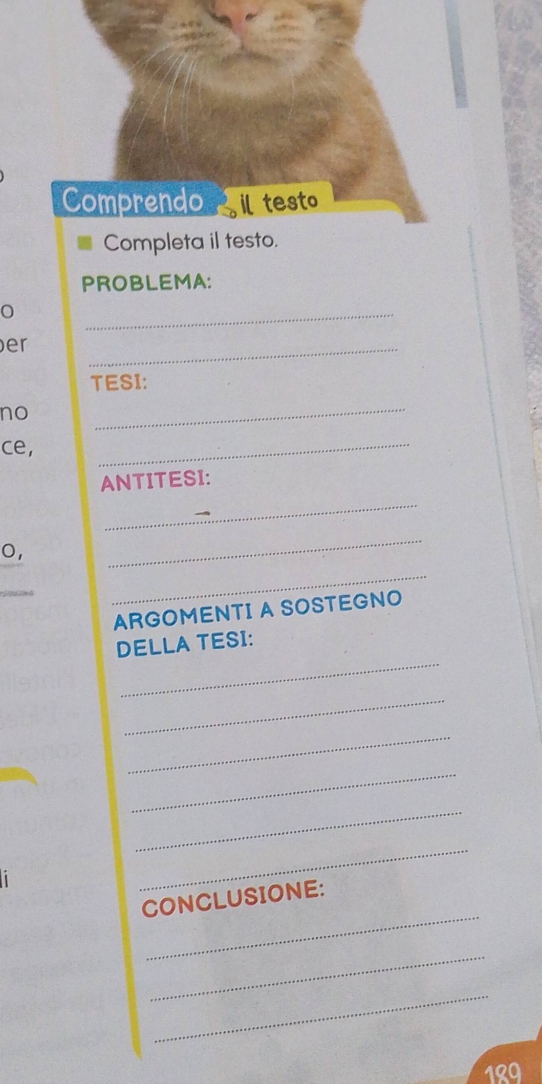 PROBLEMA: 
_ 
er 
_ 
TESI: 
no 
_ 
ce, 
_ 
ANTITESI: 
_ 
0, 
_ 
_ 
_ 
ARGOMENTI A SOSTEGNO 
_ 
DELLA TESI: 
_ 
_ 
_ 
_ 
_ 
_ 
CONCLUSIONE: 
_ 
_ 
180