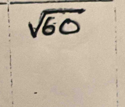 sqrt(60) frac 3x^2y