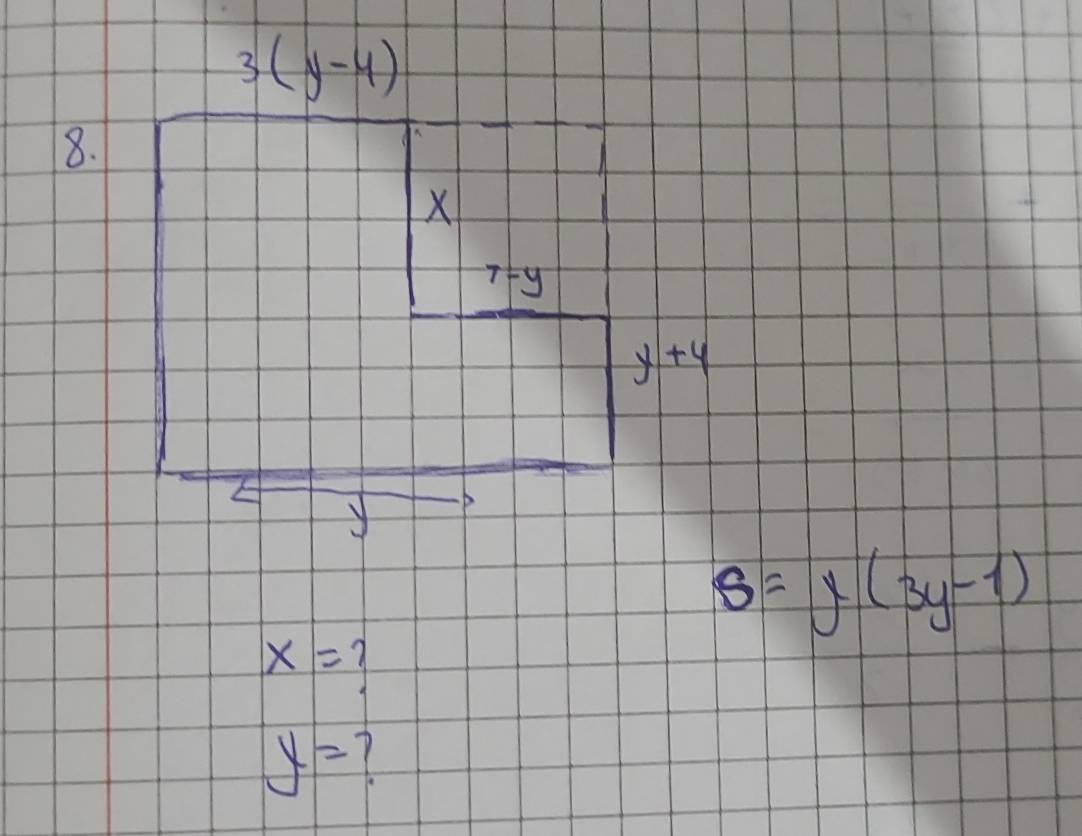 S=f(3y-1)
x=
y= C