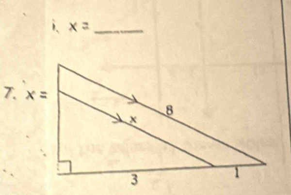 i、 x= _