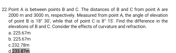 Solved: Point A is between points B and C. The distances of B and C ...