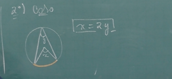 2°) 30° No
x=2y -