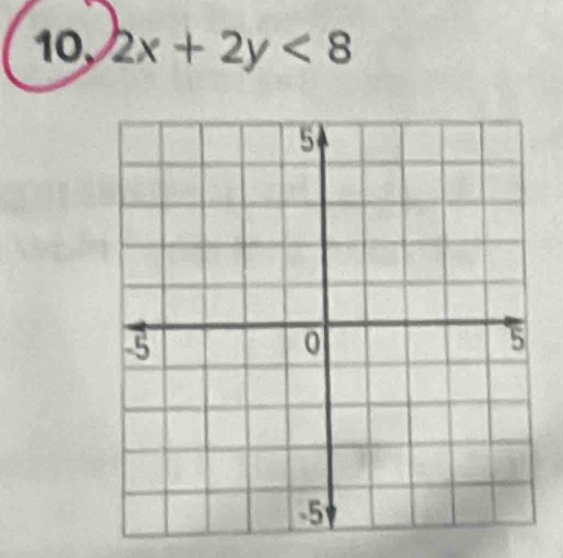 10, 2x+2y<8</tex>
