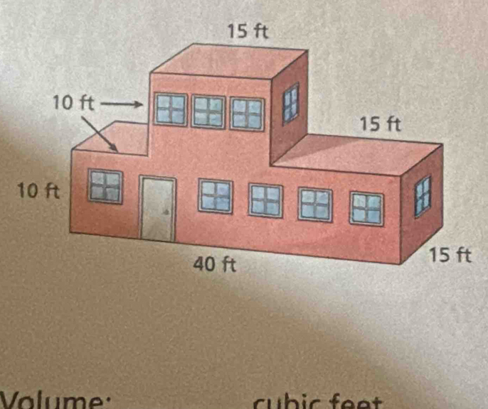 Volume cubic fee t