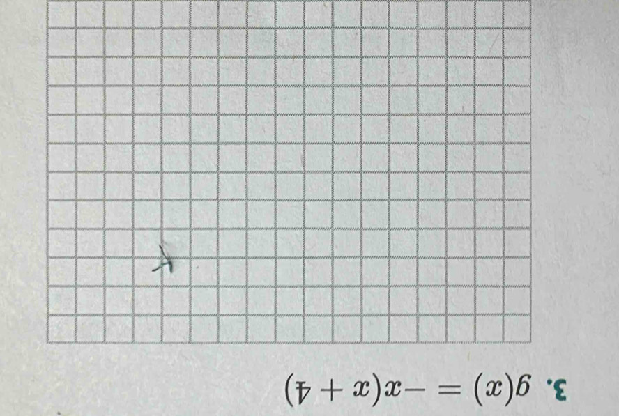 g(x)=-x(x+4)