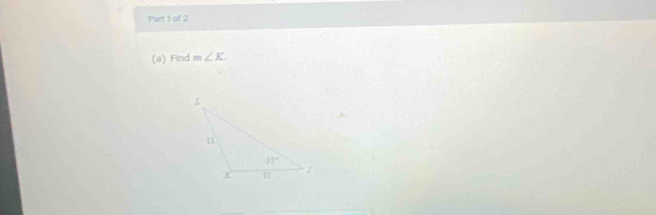 Find m∠ K.