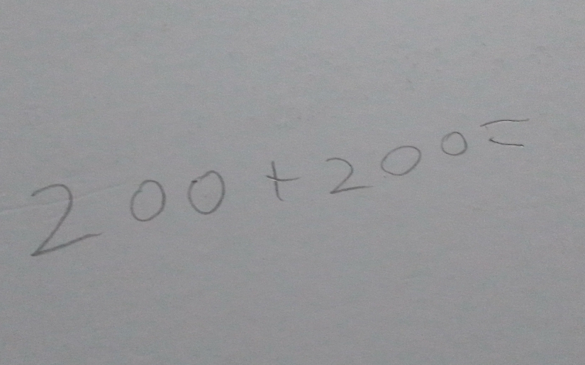 200+200=