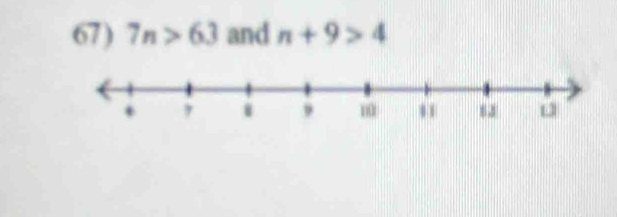 7n>63 and n+9>4