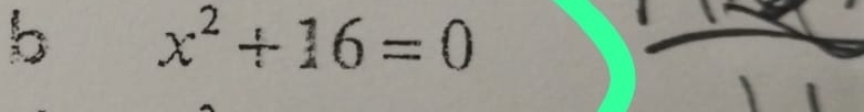 x^2+16=0