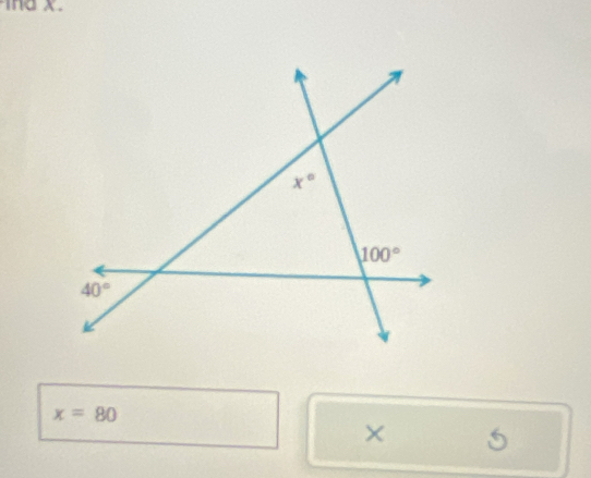 ma x.
x=80
× 5