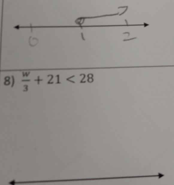  w/3 +21<28</tex>