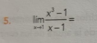 limlimits _xto 1 (x^3-1)/x-1 =