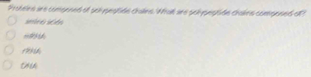 Proteins are compened of sch qeslide crains. Wrak are sch pespide crales compened oP 
191