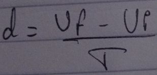 d=frac v_f-v_ir