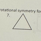 rotational symmetry for 
7.