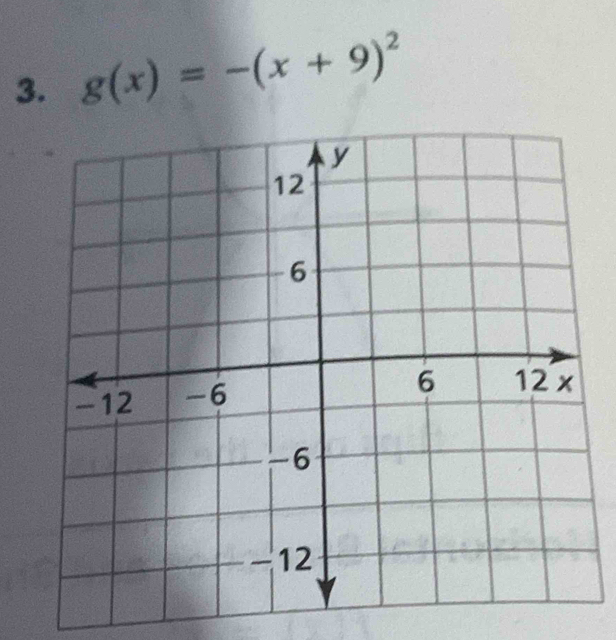 g(x)=-(x+9)^2