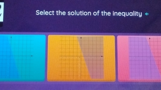 Select the solution of the inequality +