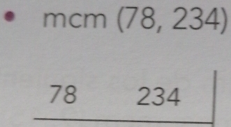 mcm (78,234)
78 234